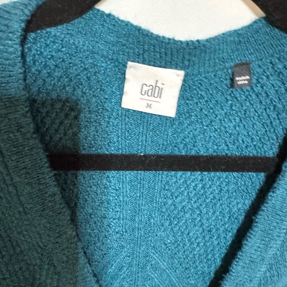 CAbi Teal Button-Up Cardigan - Picture 2 of 7